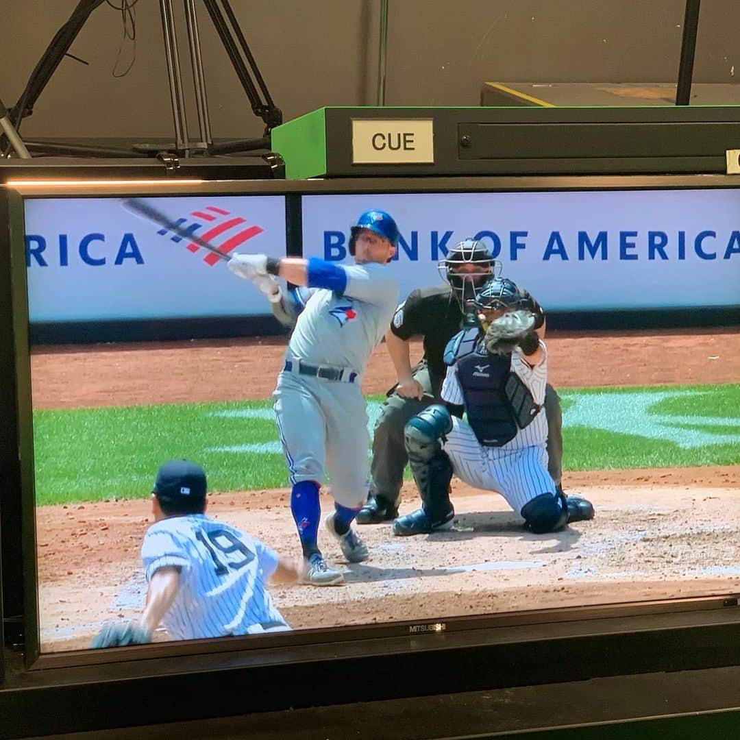 多村仁志さんのインスタグラム写真 - (多村仁志Instagram)「⚾️ 午前2:00～JSPORTS2より実況:節丸アナと解説:薮田さんと田中将大投手登板ゲーム「NYY × TRO」を解説致しました🎙 ・ ヤンキースの帽子と見せかけてスルタネスの帽子😆」7月15日 5時35分 - hit_tamu