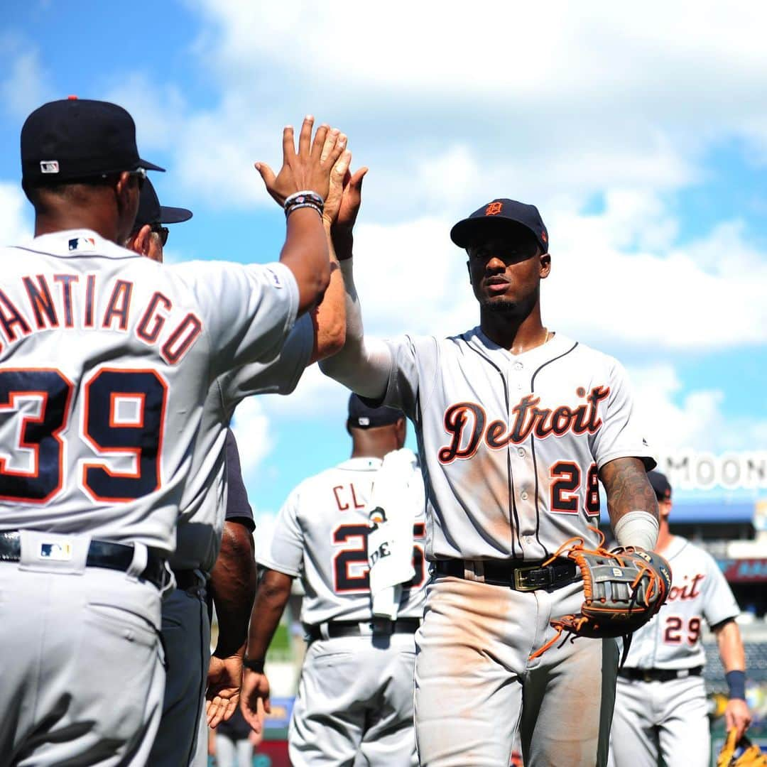 デトロイト・タイガースさんのインスタグラム写真 - (デトロイト・タイガースInstagram)「Hi, we won. OK, bye. #TigersWin」7月15日 6時39分 - tigers