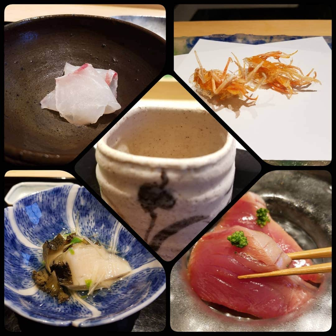 今堀恵理さんのインスタグラム写真 - (今堀恵理Instagram)「名古屋のミシュラン2つ星🌟🌟、食べログ日本全国総合ランキング１位（2019年7月）の名店 『天風良　にい留』さんに行って来ました 最初から最後まで大将の　@tempura_niitome  さんが１人で作って下さいます😍。１日１回転なの！ 何とも贅沢だしおもてなしが素晴らしいです 今まで食べた事の無いふんわりとした食感と軽さに驚きでした❗ 衣はサクサクだし食材の香りや甘さも口に広がります 大将の人柄がまた良くて楽しかったです💕 また行きたいけど予約がなかなか取れないの。そりゃそうだね。次はいつ行けるかな？ とにかく素敵なお食事と素敵な時間でした  #日本の名店 　#nagoyafood  #tempura  #ミシュラン2つ星 　#にい留　#美味しい　#和食　#ヤバスタグラム　#グルメ巡り　#レジェンド　#イケメンシェフ　#天風良にい留　#食べログ4超え」7月15日 7時59分 - eriimahori