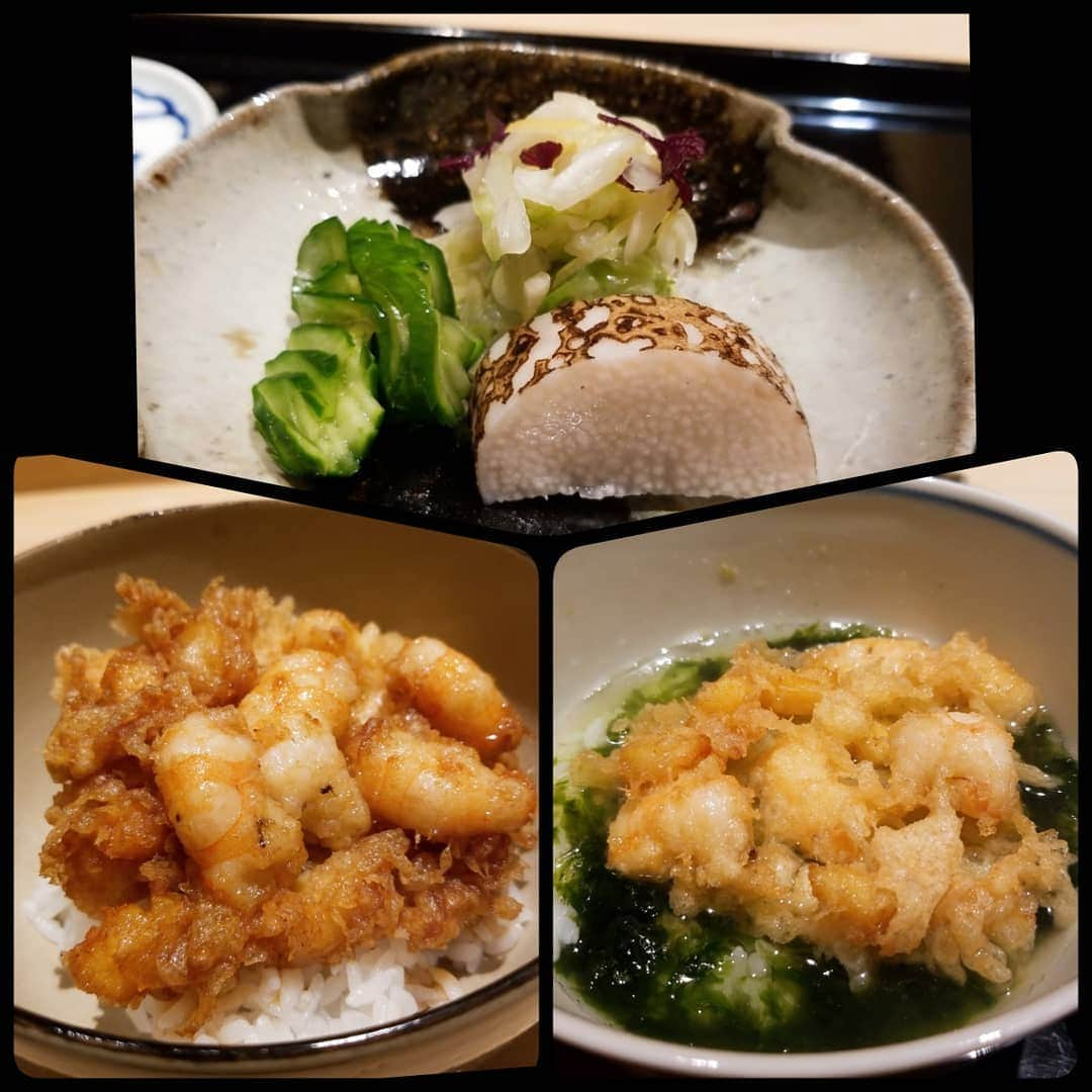 今堀恵理さんのインスタグラム写真 - (今堀恵理Instagram)「名古屋のミシュラン2つ星🌟🌟、食べログ日本全国総合ランキング１位（2019年7月）の名店 『天風良　にい留』さんに行って来ました 最初から最後まで大将の　@tempura_niitome  さんが１人で作って下さいます😍。１日１回転なの！ 何とも贅沢だしおもてなしが素晴らしいです 今まで食べた事の無いふんわりとした食感と軽さに驚きでした❗ 衣はサクサクだし食材の香りや甘さも口に広がります 大将の人柄がまた良くて楽しかったです💕 また行きたいけど予約がなかなか取れないの。そりゃそうだね。次はいつ行けるかな？ とにかく素敵なお食事と素敵な時間でした  #日本の名店 　#nagoyafood  #tempura  #ミシュラン2つ星 　#にい留　#美味しい　#和食　#ヤバスタグラム　#グルメ巡り　#レジェンド　#イケメンシェフ　#天風良にい留　#食べログ4超え」7月15日 7時59分 - eriimahori