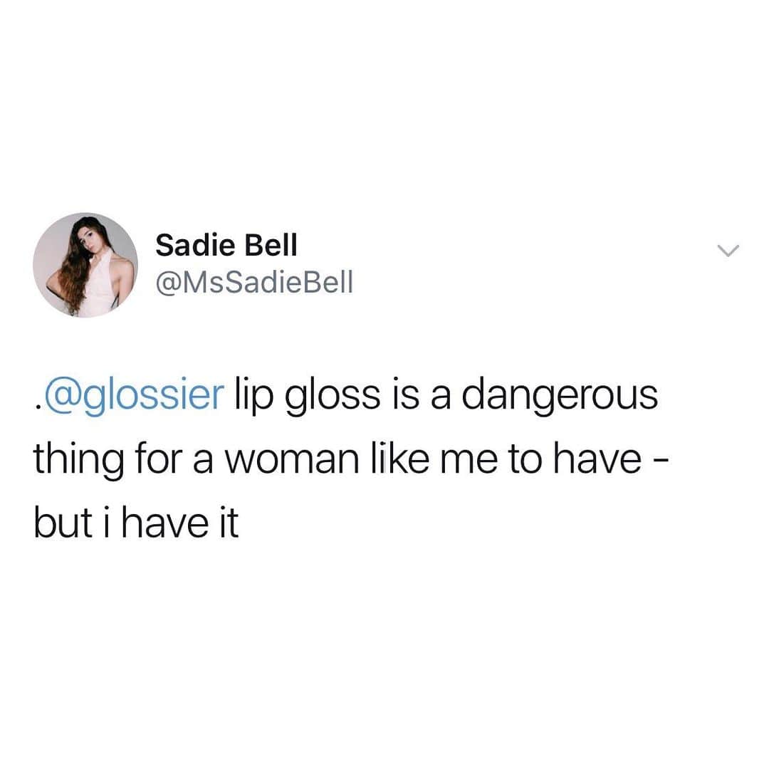 Glossierさんのインスタグラム写真 - (GlossierInstagram)「Feelings about Glossier lip gloss ➡️」7月15日 8時11分 - glossier