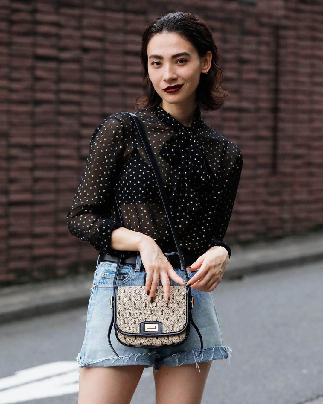 Cazumaxのインスタグラム：「Miyuki Emond #saintlaurent」