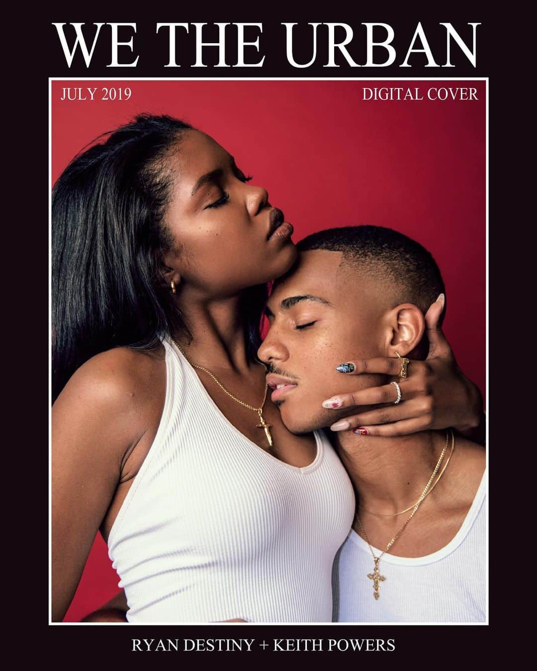 キース・パワーズのインスタグラム：「WE THE URBAN DIGITAL COVER @ryandestiny @arisjerome @wetheurban」