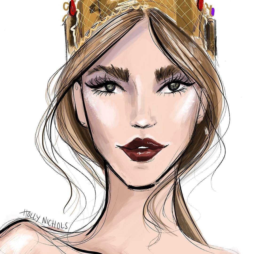Holly Nicholsさんのインスタグラム写真 - (Holly NicholsInstagram)「Copic vs. Procreate. Both are fun tools! I love traditional media but learning digital art has been a fun new journey too! #fashionillustration #fashionsketch#fashionillustrator #bostonblogger#bostonillustrator #fashiondrawing #copicart #copicmarkers #copic #illustrator #Hnicholsillustration #procreate #procreateart」7月15日 10時04分 - hnicholsillustration