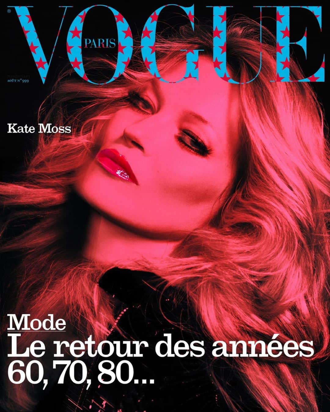 Vogue Parisさんのインスタグラム写真 - (Vogue ParisInstagram)「Kate Moss covers our August issue as we celebrate the wave of nostalgia currently coursing through fashion with the return of 60s, 70s and 80s style on the runways. Get your copy July 25. Shot by @InezandVinoodh, styled by @EmmanuelleAlt.  Makeup by @FulviaFarolfi, hair by @Ward_hair Shirt by @YSL by @AnthonyVaccarello @KateMossAgency #KateMoss #Fashion」7月15日 20時13分 - voguefrance
