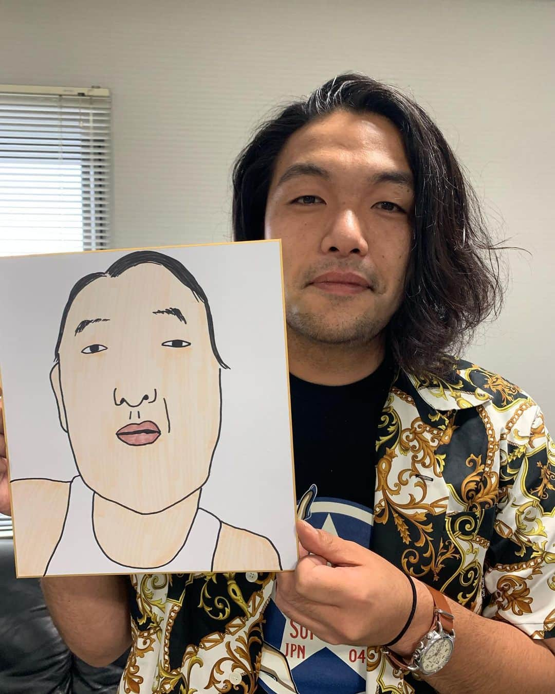 kento fukayaさんのインスタグラム写真 - (kento fukayaInstagram)「【さえない似顔絵2】 見取り図 盛山さん  #さえない似顔絵 #似顔絵 #イラスト #芸人 #お笑い #漫才 #見取り図 盛山さん #朱雀 #1年で一回集まる会 #昔デコトラにガタイが似ていた先輩 #kentofukaya #100人似顔絵」7月15日 14時07分 - kento1989