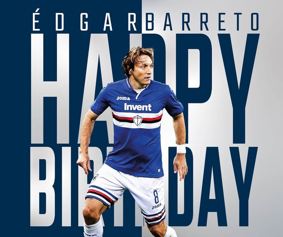 UCサンプドリアさんのインスタグラム写真 - (UCサンプドリアInstagram)「Buon compleanno, Edgar #Barreto. 🎂3️⃣5️⃣🎉」7月15日 15時06分 - sampdoria