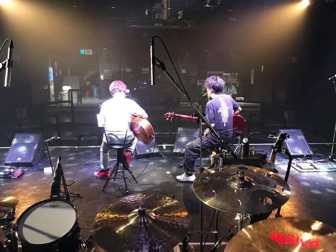宮上元克のインスタグラム：「‪本日AKi TOUR「Monolith」‬ ‪@名古屋ELL‬ ‪リハーサル良い感じ🔥 #AKi #monolith」