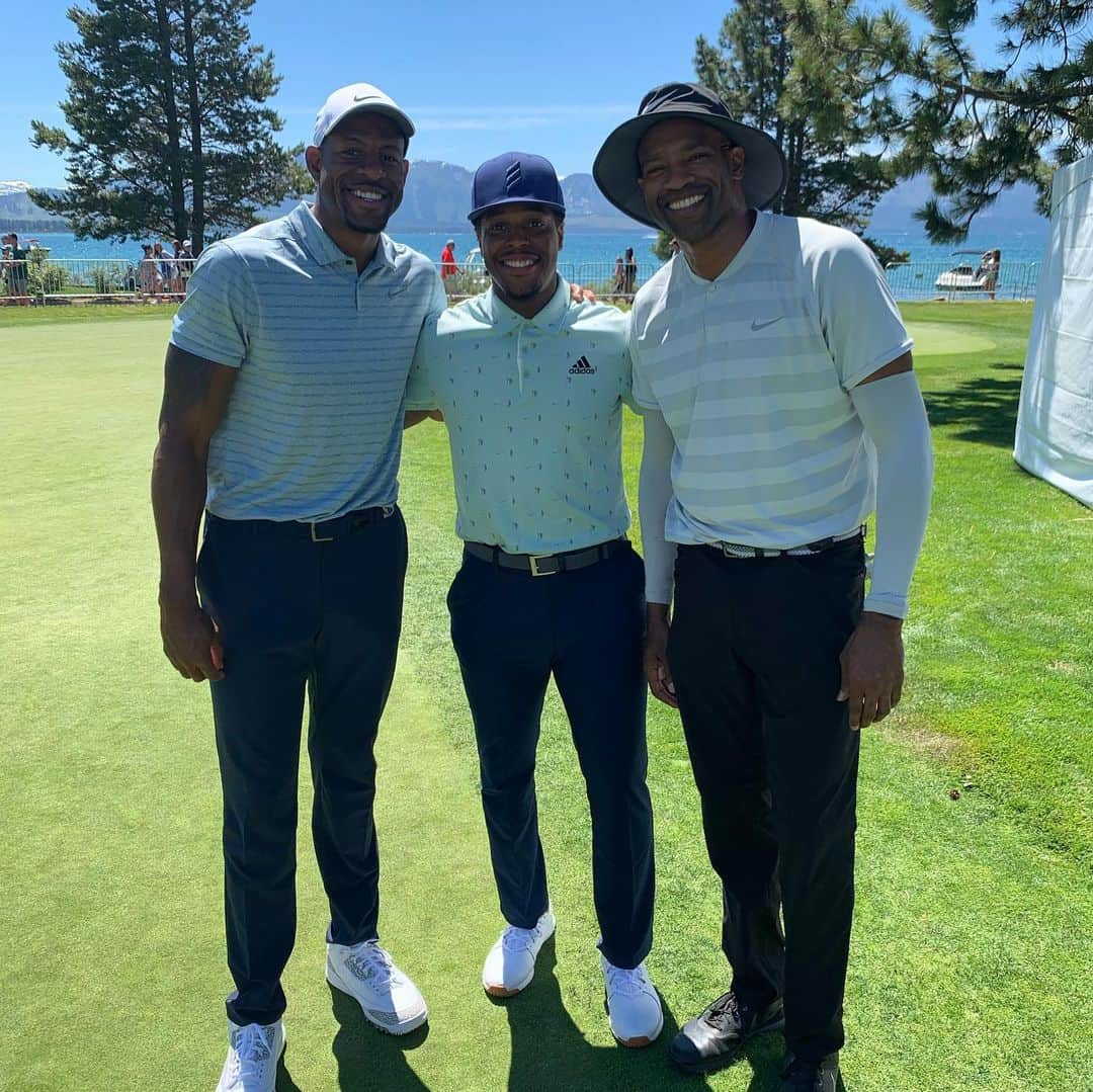 カイル・ロウリーさんのインスタグラム写真 - (カイル・ロウリーInstagram)「2nd year at the American century championship was another unreal weekend!! Thank you @adidasgolf for putting together amazing fits for the weekend... I really truly enjoy the event and being in beautiful Lake Tahoe. My golf game gotta get better but I have my excuses ready 😂!! Thank you @acchampionship for always putting on a great time!! I look forward to it next year!! Ooo I got to see JV on the course also , naw forreal they really lookalike 🤷🏾‍♂️😂😂😂」7月15日 16時03分 - kyle_lowry7