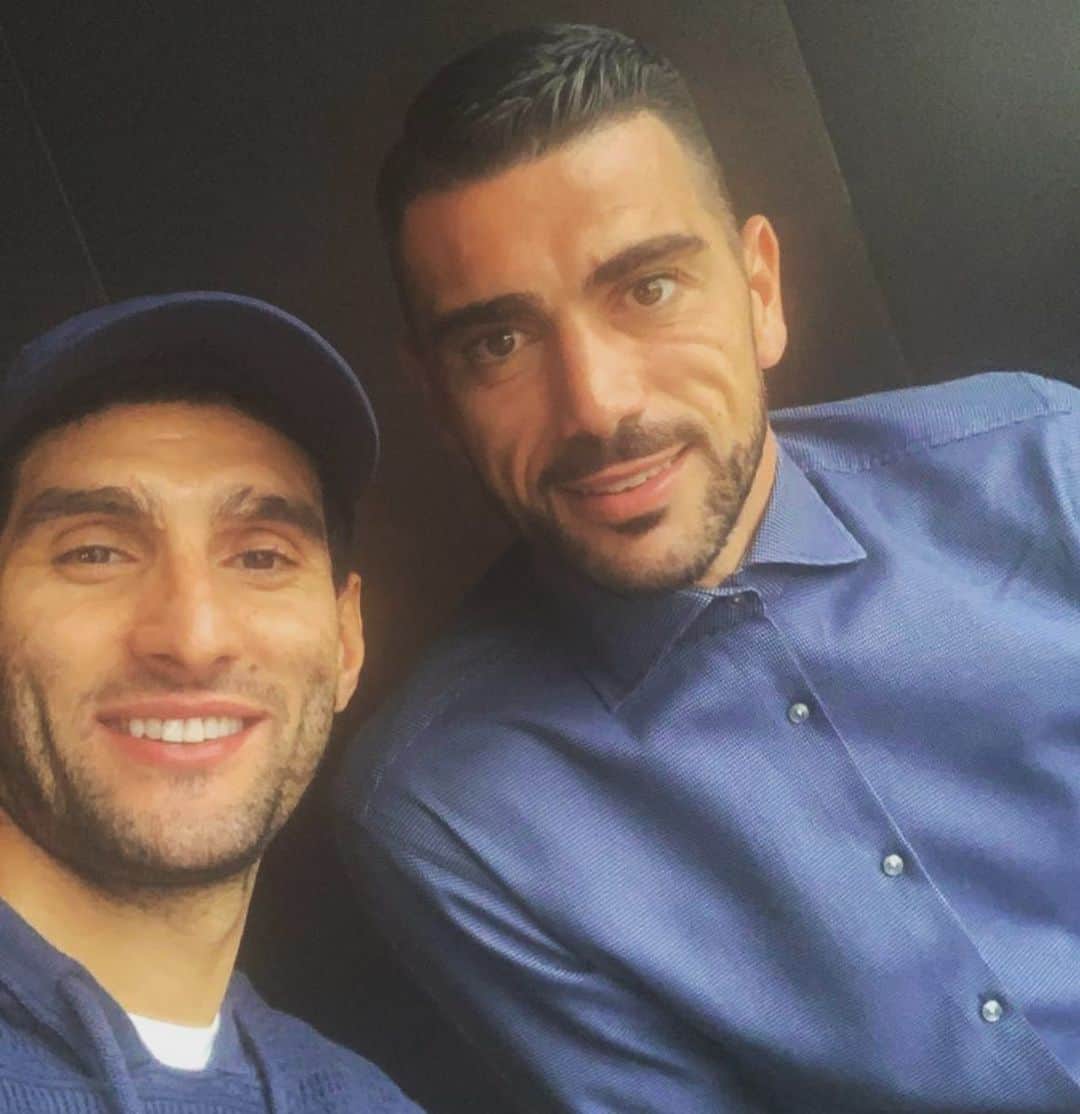 マルアン・フェライニのインスタグラム：「Happy birthday to the Fratello @gpelle19_official enjoy your day 🥂🥂🥂❤️」