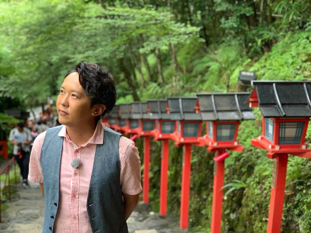 金子貴俊のインスタグラム：「京都でロケ終了！！ 祇園祭で人すごい〜！ 貴船神社もすごい人気だったー(^^) でも、やっぱり京都好きだなー」