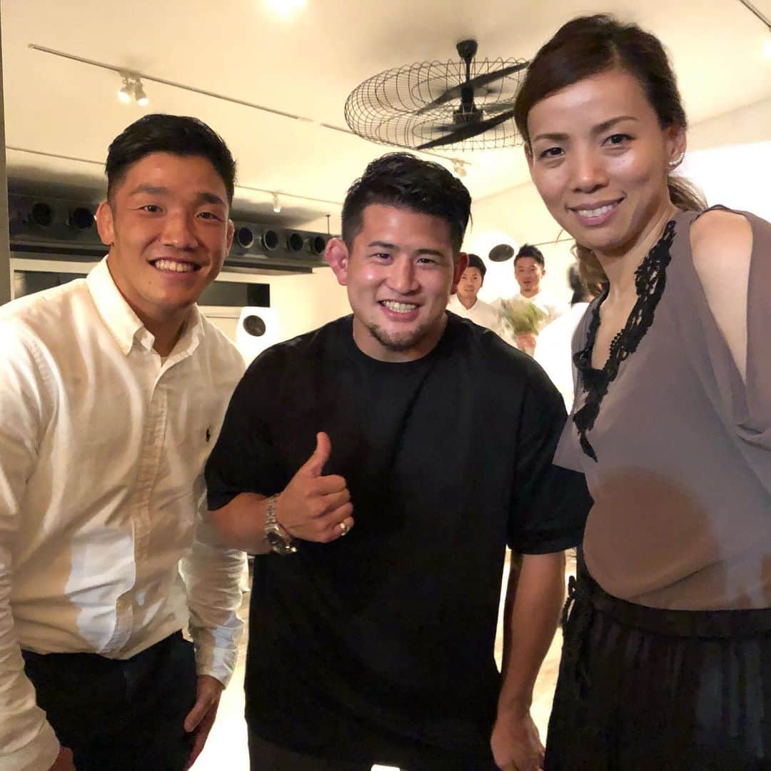 矢野良子のインスタグラム：「@shingomaeda_official  @hitomi_a  Wedding Party  集まるAthlete達  @hiroya_tryhard  @shokei1003」