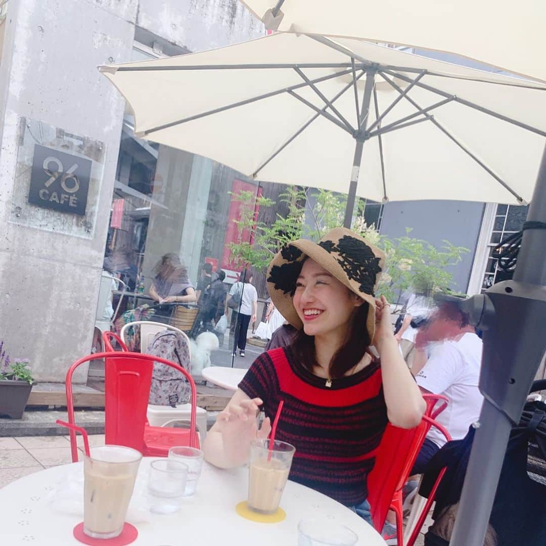 中西悠綺さんのインスタグラム写真 - (中西悠綺Instagram)「🌼👒🌈 #黒壁スクエア #下午茶 #trip #滋賀 #96cafe #cafe #ベビーカーに乗っとるのは愛犬キングなんやけど顔が見えやんかった🤣」7月15日 18時01分 - nakanishi_yuuki