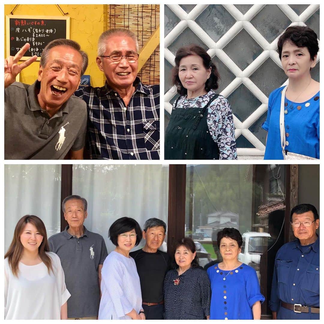 倉本康子さんのインスタグラム写真 - (倉本康子Instagram)「🌟 昨日までの3日間は広島で 父方母方のお墓詣り。 数十人の親戚にも会えたし 嬉しい出会いもあったり 大充実の日々でした。 1枚目は従兄弟の健ちゃんとハシゴ飲みの「中ちゃん」で、お約束の変顔😆 2枚目は父と叔父、母と伯母の2ショットと母方親族との画像。 会えた全員での記念撮影はできなかったけど幸せな時間でした。 広島〜西条〜黒瀬〜呉〜広〜川尻🚗 毎日動き回って大充実！ #本籍広島 #東京生まれ #倉本康子 #迷走亭チョルチョル と命名されました #酒場モデル #中ちゃん #うにほうれん  機内の読書は #Number」7月15日 18時21分 - yasuko_kuramoto_yakko