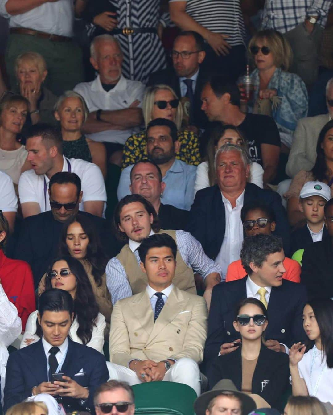 ハンナ・クインリヴァンさんのインスタグラム写真 - (ハンナ・クインリヴァンInstagram)「Thank you Ralph Lauren for inviting me to Wimbledon 2019 men’s final match, it was an epic match!!!!! Unforgettable memories, it would be even more perfect if Federer had won😜!!! @Ralphlauren @Poloralphlauren #Wimbledon #polorlstyle」7月15日 18時23分 - hannah_quinlivan