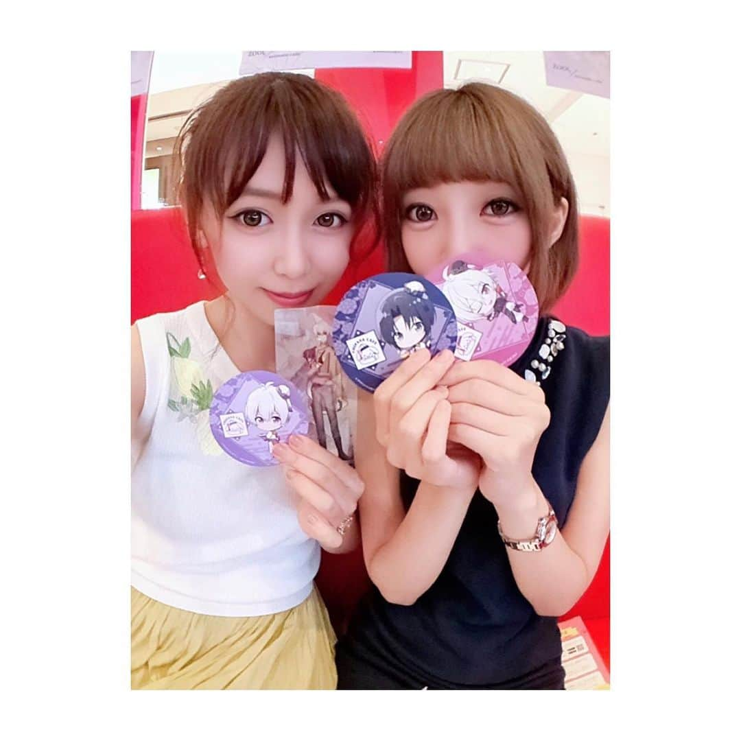 小河結香さんのインスタグラム写真 - (小河結香Instagram)「2人共推しキャラGet💕 神引きの良き日でした😍 アニメ2期も楽しみ✨ #アイドリッシュセブン #idolish7 #アイナナ #アイナナカフェ #チャイナナコラボ #コラボカフェ #スイパラ #sweetsparadise #スイーツパラダイス #名古屋パルコ #アニオタ #アニ活 #コラボカフェ巡り #推しキャラ #逢坂壮五 #ゆんのヲタ活記録」7月15日 18時26分 - yun2world