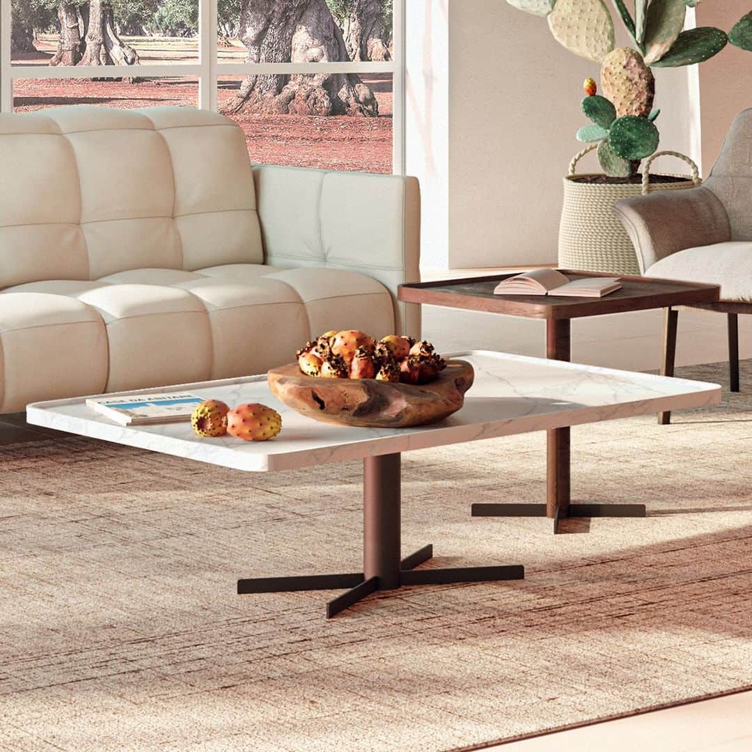 Natuzzi Officialさんのインスタグラム写真 - (Natuzzi OfficialInstagram)「Icon is the coffee table designed by Michele Menescardi for Natuzzi Italia. With an ultra-light design and a different range of materials, Icon can be easily matched with various styles becoming the central element of the living space. #Natuzzi #NatuzziItalia #comfort #elegance #design #lifestyle #style #furniture #homefurniture #madeinitaly #living #interiordesign #decor #furnituredesign #homedesign #inspiration #interior #instadesign #designlovers #italianstyle #homedecor #lovedesign #designers #designer」7月15日 19時00分 - natuzzi