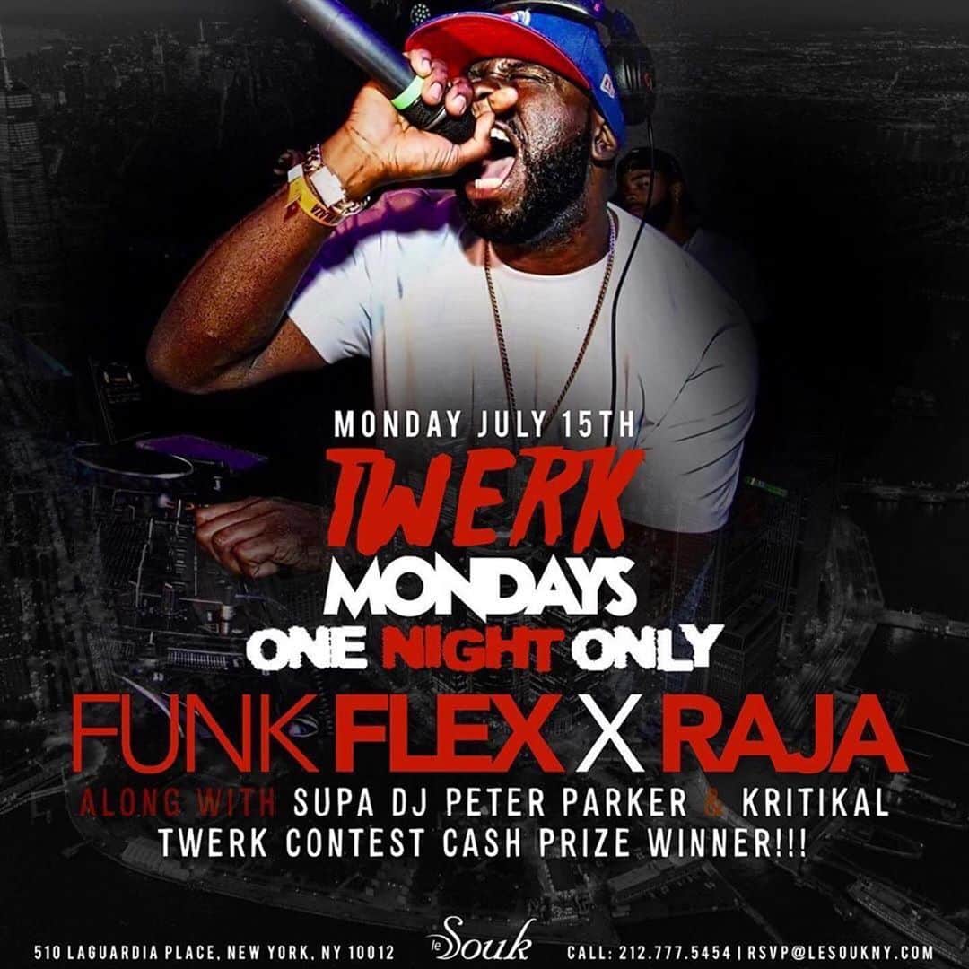 ファンクマスター・フレックスのインスタグラム：「#Ad - @Ciroc rockin!!!! Tonight I’m gonna be in rear form! FunkFlex on the set!!!! @litdigitaldjs 3 hour set!!!!」