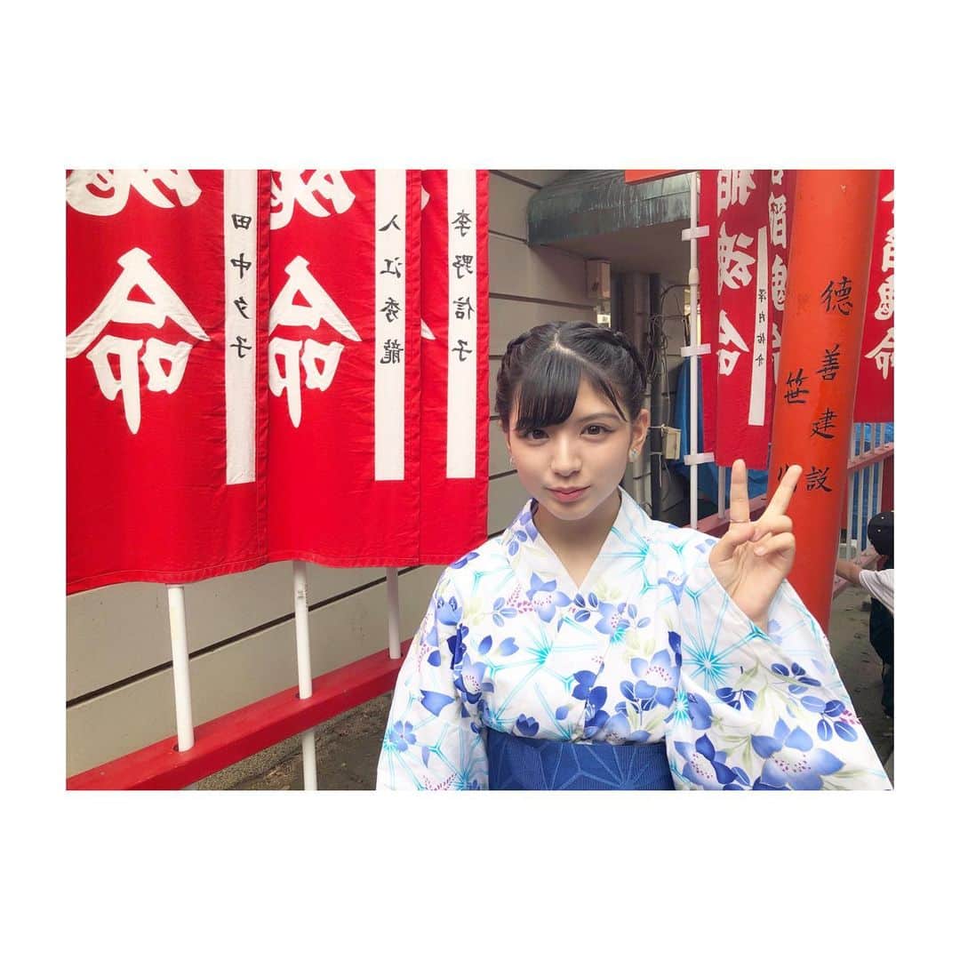 坂元葉月さんのインスタグラム写真 - (坂元葉月Instagram)「日本の夏、始まりました。🎆 #浴衣」7月15日 22時17分 - wasuta_hazuki_sakamoto