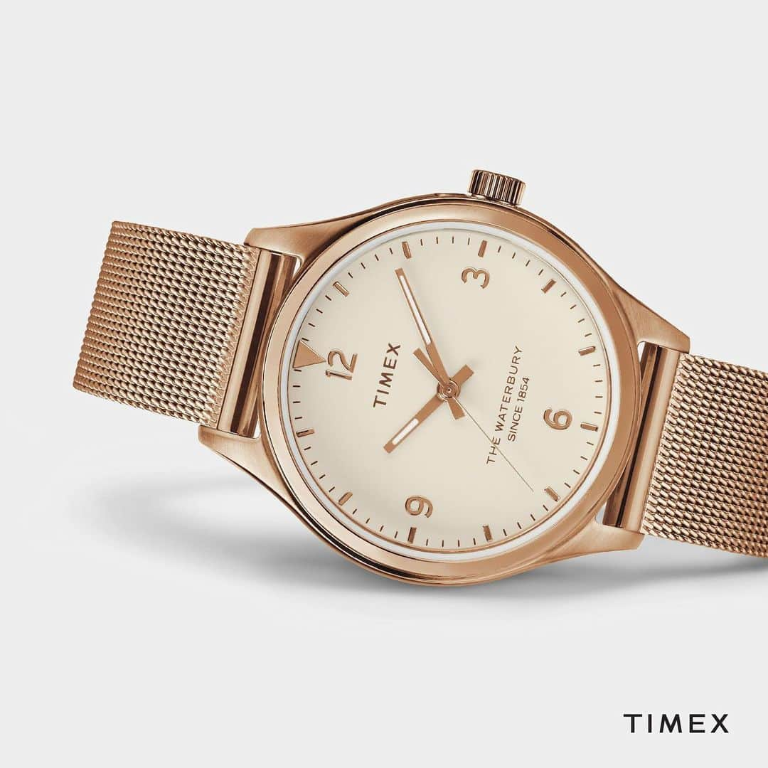 タイメックスさんのインスタグラム写真 - (タイメックスInstagram)「Be fierce. #timex . ⌚: #Waterbury Women’s | TW2T36200  #womenswatches #classic #rosegold」7月15日 23時18分 - timex