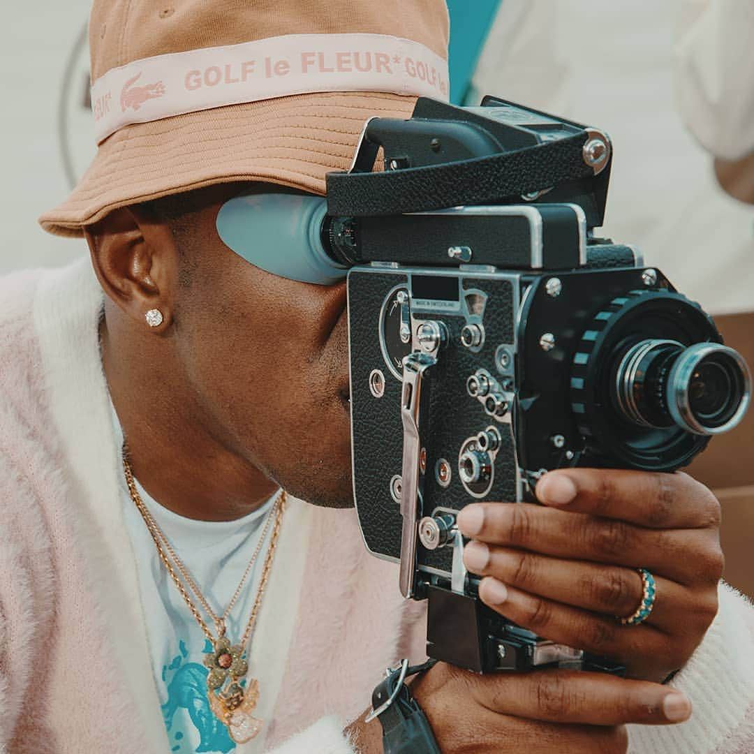 Lacosteさんのインスタグラム写真 - (LacosteInstagram)「Behind the camera: a creative exploration of 80s tennis, directed by Tyler The Creator. #ComingSoon #LacostexGOLFleFLEUR @feliciathegoat」7月15日 23時58分 - lacoste