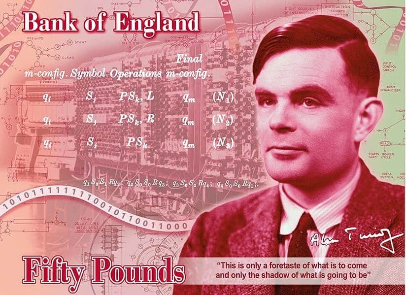 NBC Newsさんのインスタグラム写真 - (NBC NewsInstagram)「Alan Turing, the pioneering British mathematician whose codebreaking helped end WWII but was persecuted under anti-homosexuality laws, is to be honored on the £50 bank note starting in 2021. More at the link in our bio. . 📷: Bank of England」7月16日 0時05分 - nbcnews