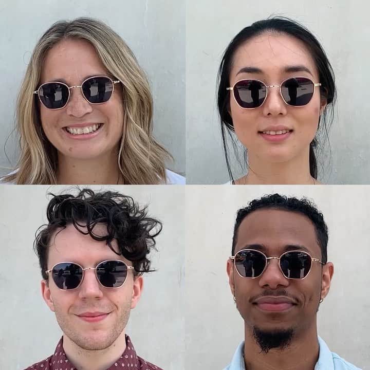 Warby Parkerのインスタグラム：「Ever wondered how the same frame looks on different faces? Check our Story to see how Larsen (from our Trace Edition collection) looks on some #teamwarby members! 😎」