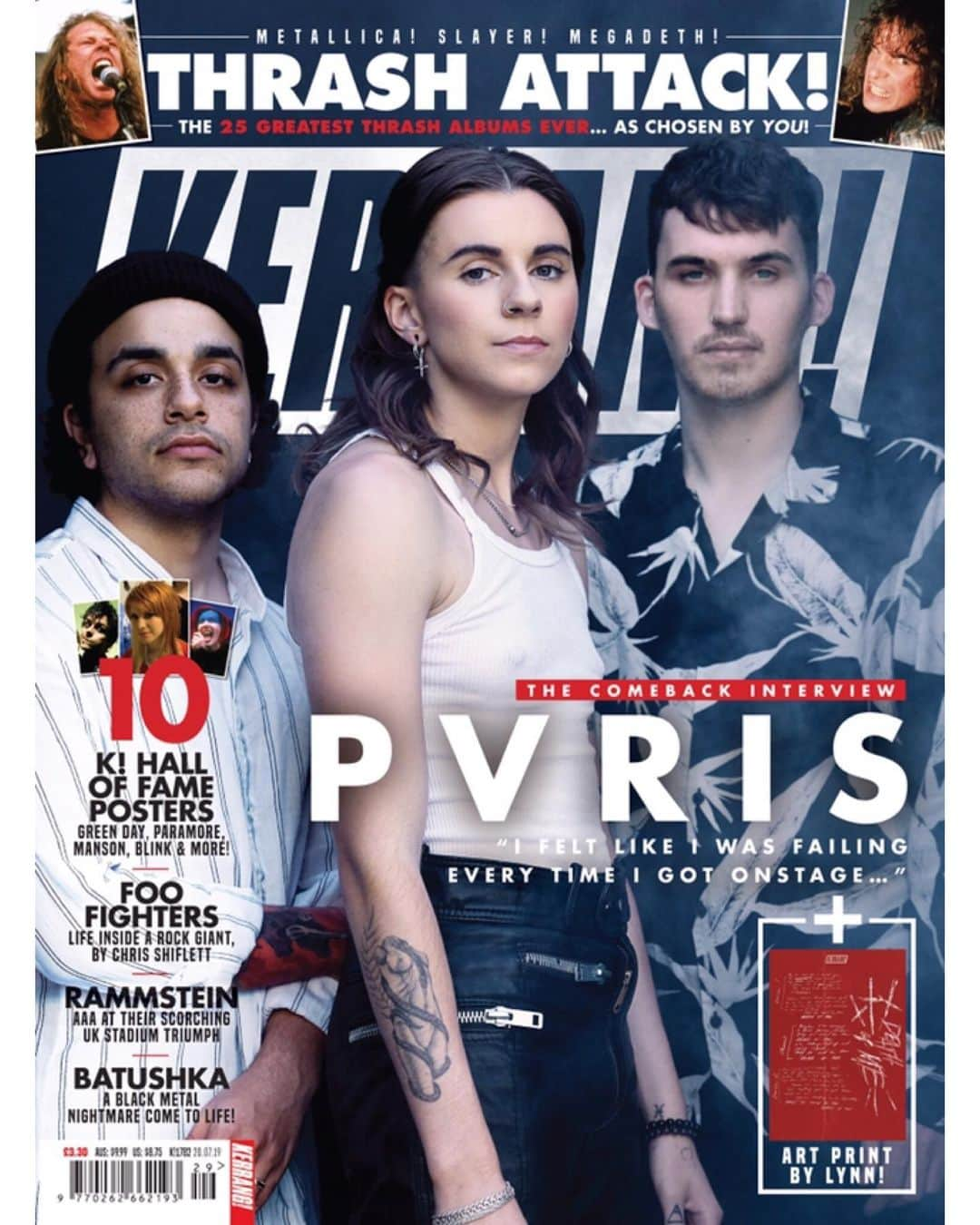 Kerrang!さんのインスタグラム写真 - (Kerrang!Instagram)「In this week’s issue – out Wednesday, July 17 – PVRIS take us inside their incredible comeback. Pre-order the mag now and get it delivered straight to your door, anywhere in the 🌍: Kerrang.Newsstand.co.uk」7月16日 0時52分 - kerrangmagazine_