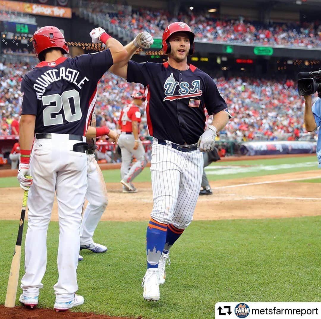 ニューヨーク・メッツさんのインスタグラム写真 - (ニューヨーク・メッツInstagram)「A year ago today, the baseball world was introduced to the power of the ❄️🐻 in the 2018 #FuturesGame. (via @metsfarmreport)」7月16日 2時01分 - mets