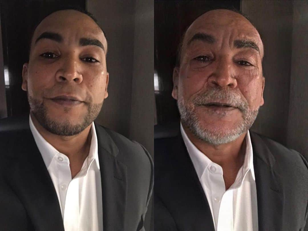 ドン・オマールさんのインスタグラム写真 - (ドン・オマールInstagram)「A los 80 voy a seguir con mi tumbao, y con mis ojos coloraos... #BANDOLERO #FaceApp #SigoTeniendoLoMio #KONG #Timeless」7月16日 2時48分 - donomar