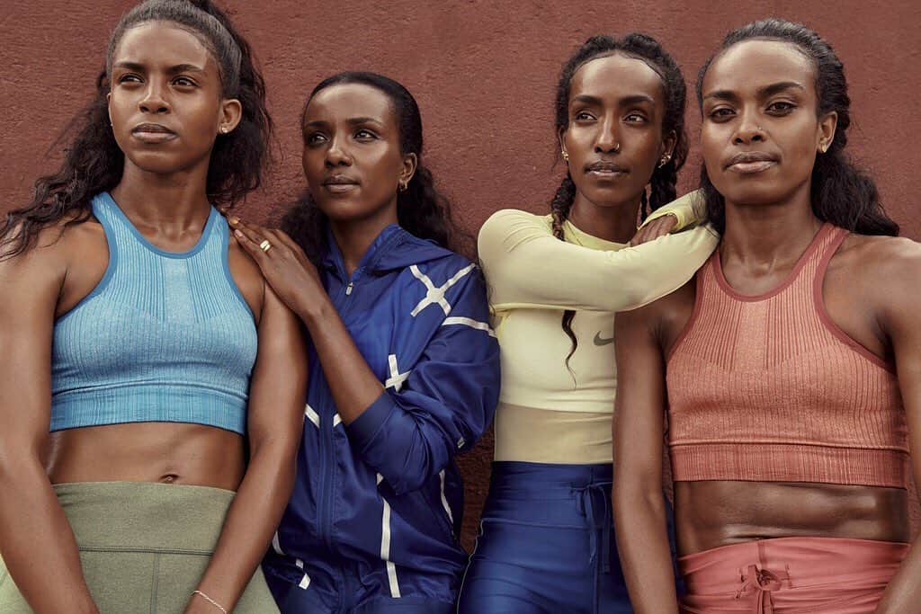 Nike Womenさんのインスタグラム写真 - (Nike WomenInstagram)「This is what the fastest family in the world looks like.  Meet Tirunesh, Genzebe, Anna, and Melat — the Dibaba sisters. As a family, the Dibabas have four Olympic gold medals, two silver, three bronze and fifteen world championships. Yes, you read that right.」7月16日 3時27分 - nikewomen