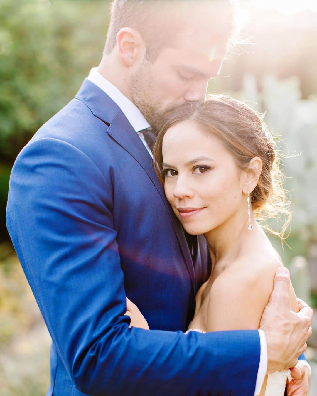 ブラント・ドーハティのインスタグラム：「I mean, look at her 😍  Thank you to everyone who helped make our wedding so amazing:  Photographer: @adrianaklas Venue: @ruthbancroftgarden Wedding Design & Rentals: @eventfullyyourseventdesigns Wedding Coordinator: @marcellacamilleevents Kim’s Dresses: @pronovias Brant’s Suit: @jbclothiers Groom’s Party Suits: @generationtux Bridesmaid & MOB Dresses: @adriannapapell Videography/DJ: @aperfectimpression Bridal Party Gifts: @itsgldn & @ctilburymakeup Groomsmen Gifts: @swankybadger  Wedding bands: @robbinsbrothers @rbglendale @henridaussi  Catering: #ElegantOccasionsCatering Wedding Cake: @pegahcouturetreats Lighting Design: @djmagicentertainment Wine Sponsor: @rombauervineyards Party Favors: @milkbarstore Hair: @DanielleBadgerHair Hotel: #renaissanceclubsportwalnutcreek」