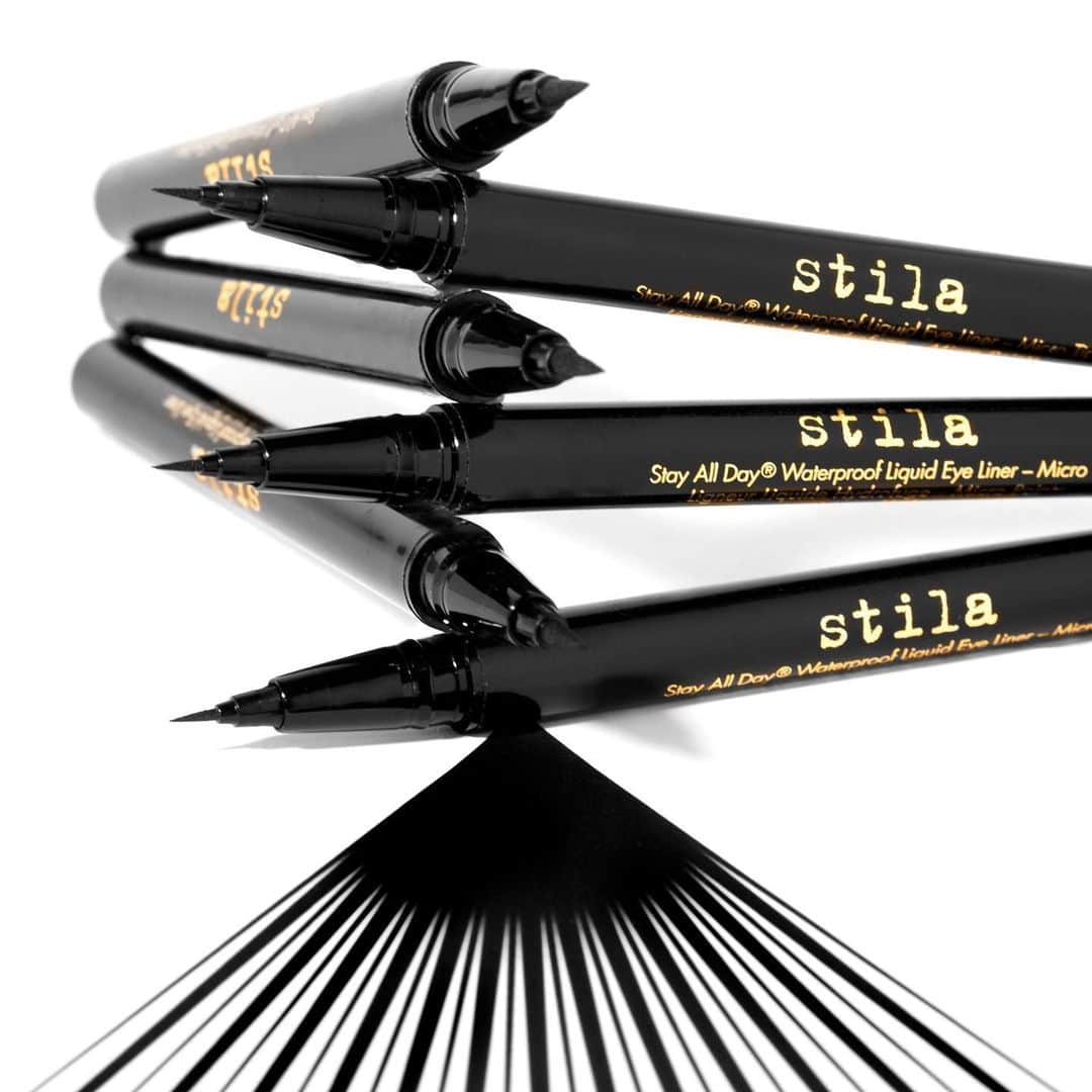 Stila Cosmeticsさんのインスタグラム写真 - (Stila CosmeticsInstagram)「We take liner VERY seriously 🖊️ Which is why we took our coveted Stay All Day Waterproof Liquid Eye Liner, and made it Micro!  Because an artist needs both ✔️ grab yours today @sephora」7月16日 4時02分 - stilacosmetics