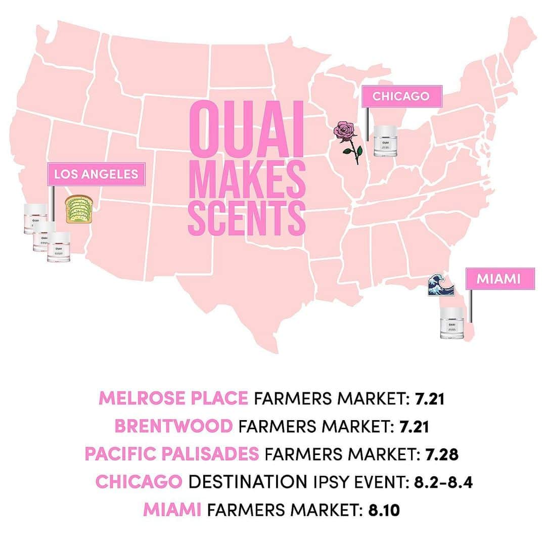JEN ATKINさんのインスタグラム写真 - (JEN ATKINInstagram)「Romaine calm @theOUAI fam... We want to make you smell good so we’re coming to a farmers market near you! Come test our fragrances IRL, get free samples and merch while you get your grocery shopping done 👩‍🌾👨‍🌾🥬🌻🌹 See you this Sunday in LA!! Tag a friend to let em know⤵️」7月16日 4時37分 - jenatkinhair