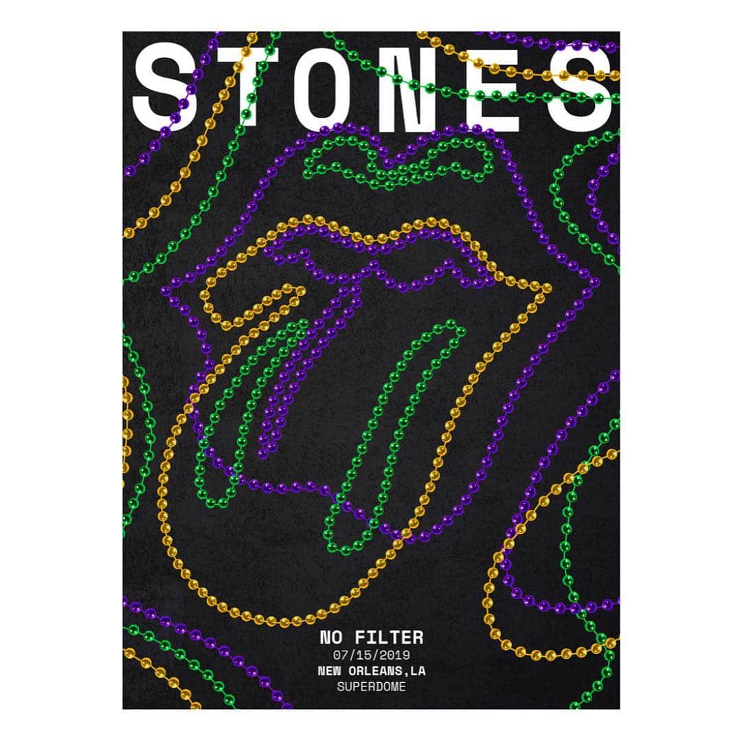 The Rolling Stonesさんのインスタグラム写真 - (The Rolling StonesInstagram)「See you all soon at the Superdome and look out for the NOLA inspired merch! Also available on our US store: therollingstonesshop.com #therollingstones #stonesnofilter #NOLA #neworleans #tour #usa」7月16日 6時55分 - therollingstones