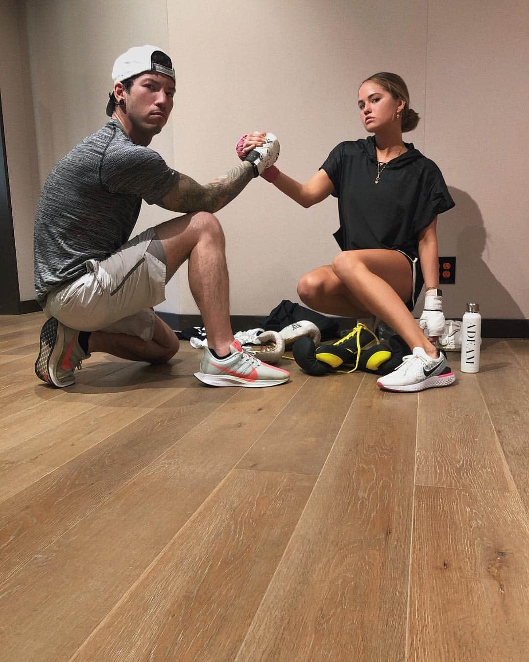 デビー・ライアンのインスタグラム：「Boxing Boys 2: Back In The Ring  Grateful for endorphins」