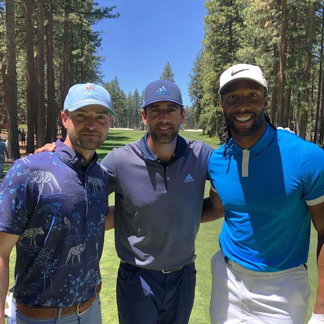 アーロン・ロジャースさんのインスタグラム写真 - (アーロン・ロジャースInstagram)「Another incredible week in Lake Tahoe at the @acchampionship #accgolf every year gets a little better thanks to the planning of @danicapatrick @lhawk34 @misssarahmarie13 and the great caddying of @eblofer Had 3 great groups to play with, and it’s always fun spending time with our Tahoe family and the great fans we see every year, especially Carol!  Can’t wait to run it back next year #bestweekofthesummer @officialajhawk @weirnathan @ryanhawk12 @shalvy @dannymehan5 @tarynmehan #tahoecrew #justineandfrenchy #」7月16日 9時36分 - aaronrodgers12