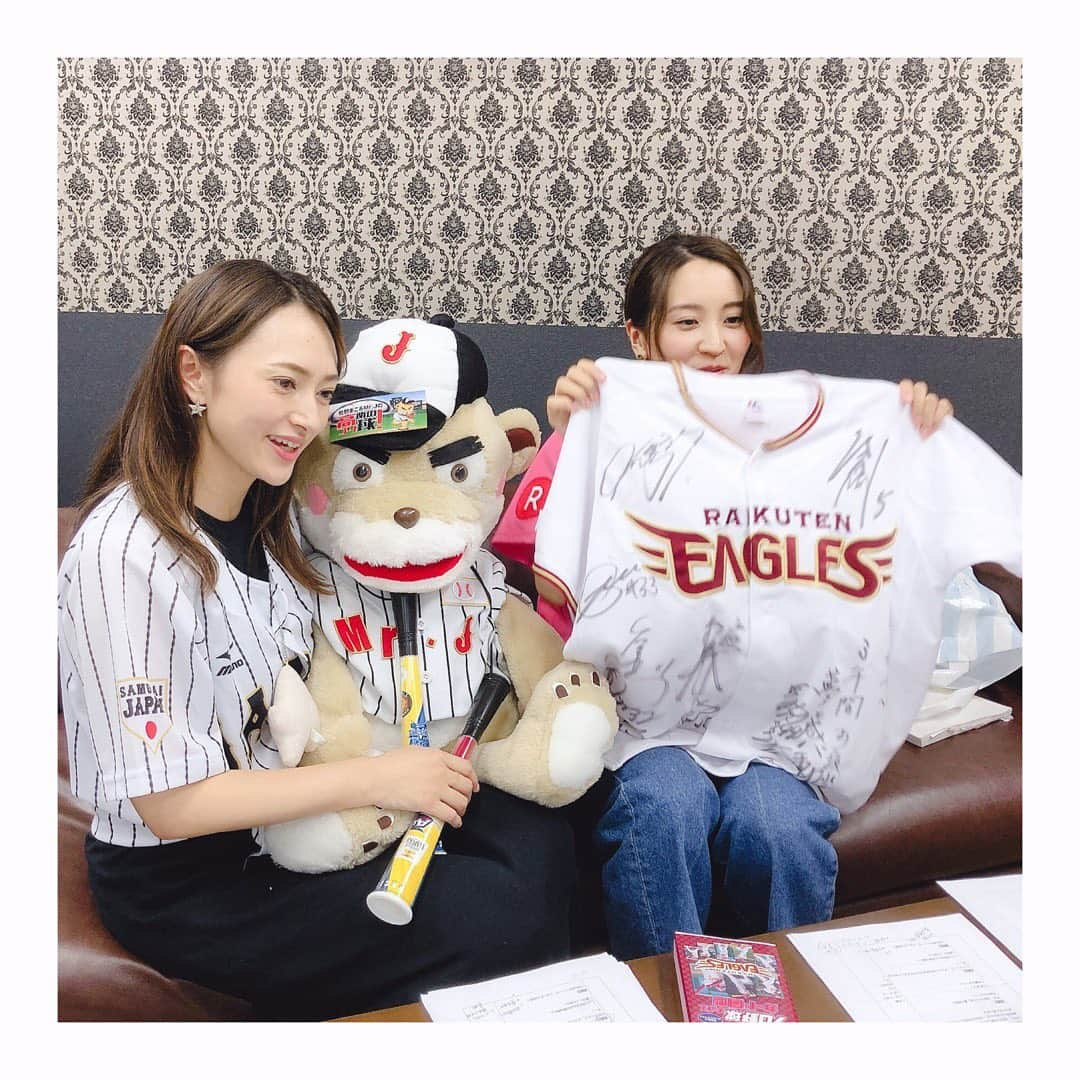 杜野まこさんのインスタグラム写真 - (杜野まこInstagram)「#高つり #第7回 ゲスト #袴田彩会 ちゃん☆ #アナウンサー #あやえクイーン #楽天ファン #rakuteneagles  出会いは #井戸端クイーン #楽天愛 #野球トーク #楽しかった 😆 努力の結晶ノート&家宝のユニフォーム見せてくれてありがとう❤️ #息ぴったり #良いコンビ」7月16日 9時57分 - makomorino