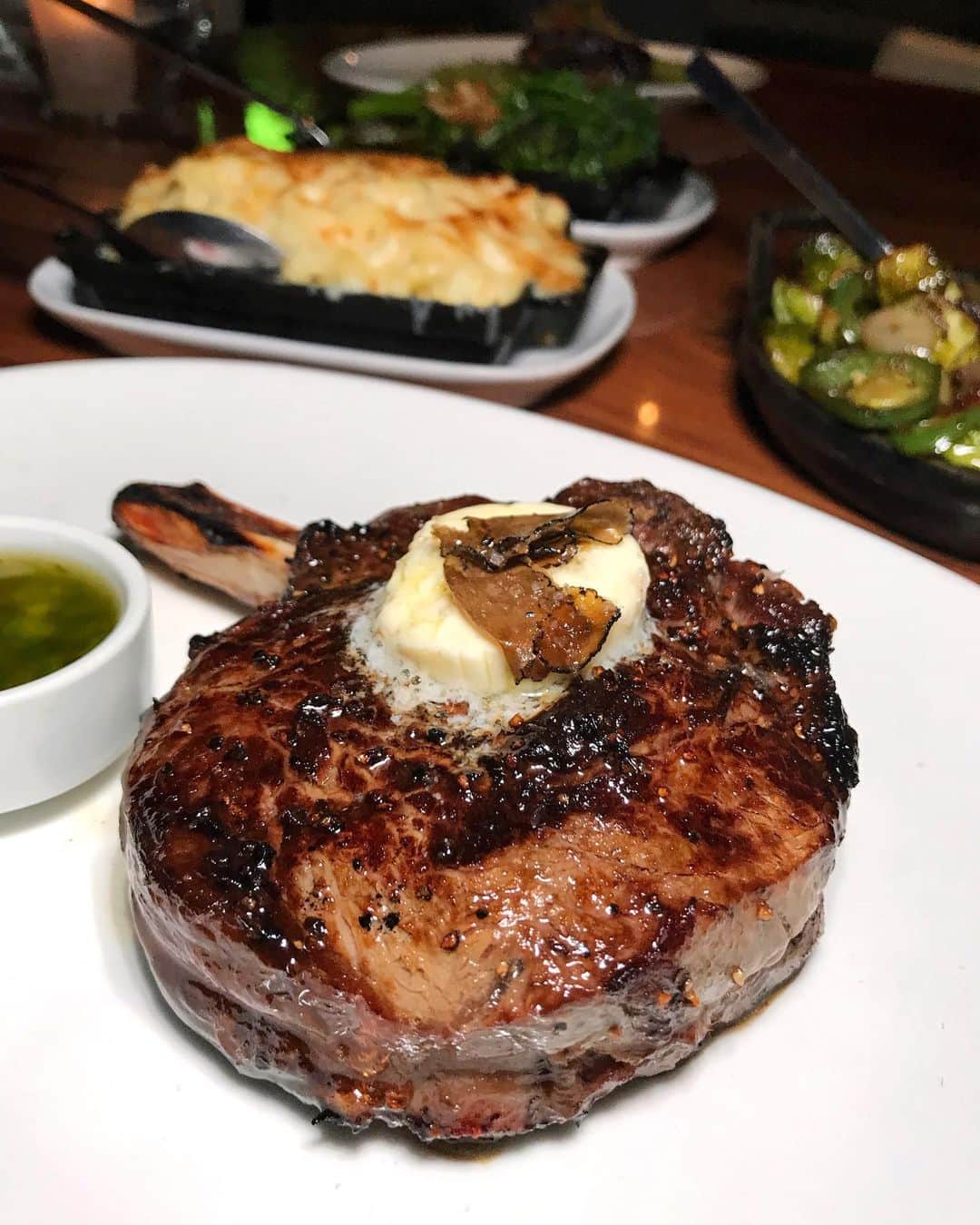 Eater LAさんのインスタグラム写真 - (Eater LAInstagram)「Cowgirl ribeye with truffle butter and chimichurri from @eatstk. 📸: Eater LA Instagram editor @kateatsla. Hashtag #eaterla on your best photos for a chance to be featured.」7月16日 10時35分 - eater_la
