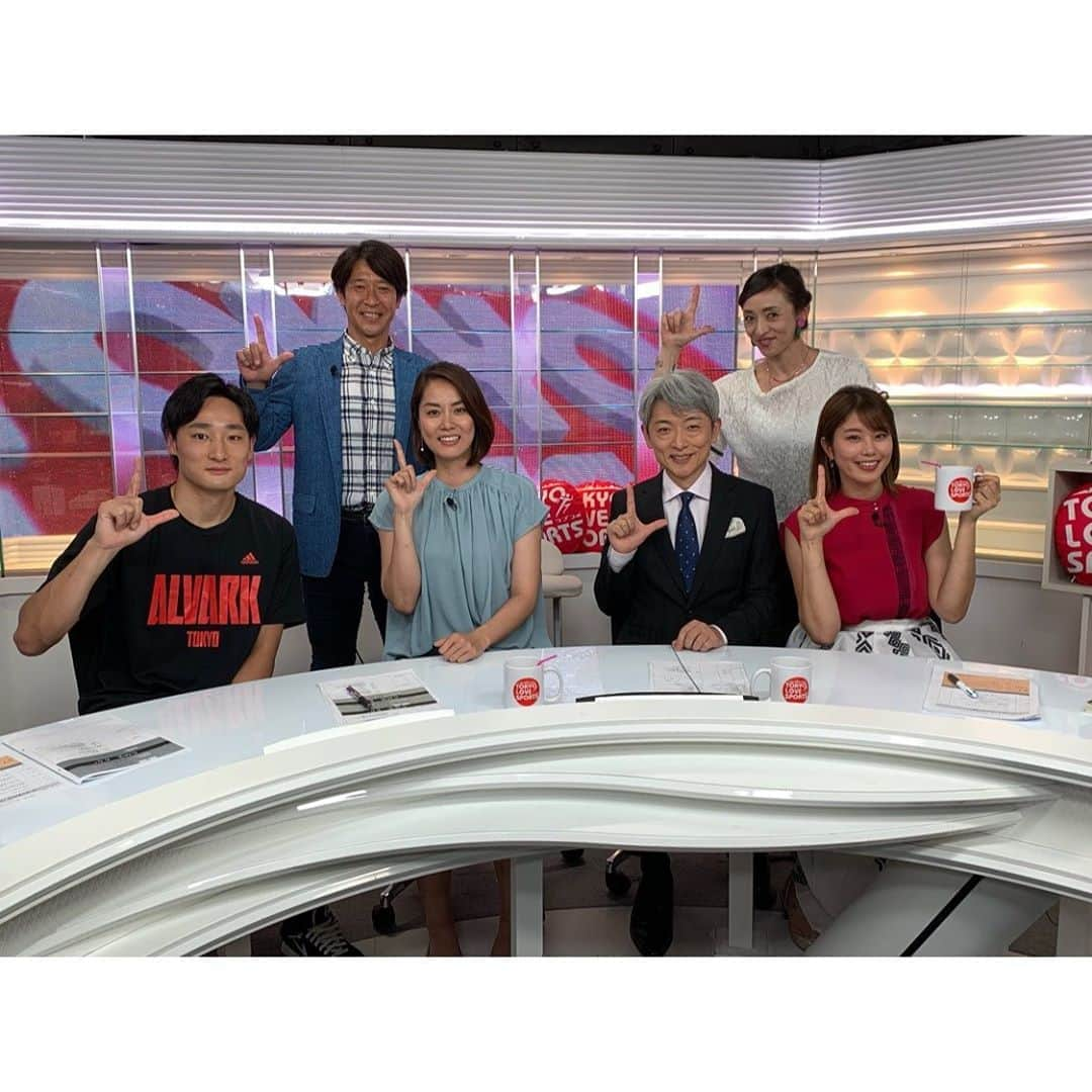 稲村亜美さんのインスタグラム写真 - (稲村亜美Instagram)「無事日本に帰国し🇯🇵 昨日はTOKYO LOVE SPORTSでした！ ゲストにはアルバルク東京の田中大貴選手！！！！！ 時間が足りないくらいもっとお話し聞きたかったなと思いました🤣 まずは8月31日からはじまるワールドカップ応援しましょう！！！ #TOKYOLOVESPORTS」7月16日 11時19分 - inamura_ami