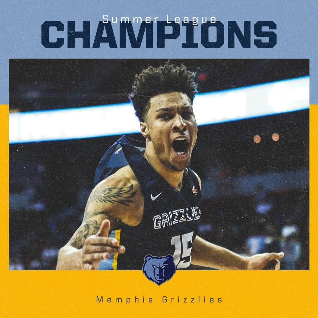 espnさんのインスタグラム写真 - (espnInstagram)「The Grizzlies are the 2019 #NBASummerLeague Champions! 🏆」7月16日 11時50分 - espn