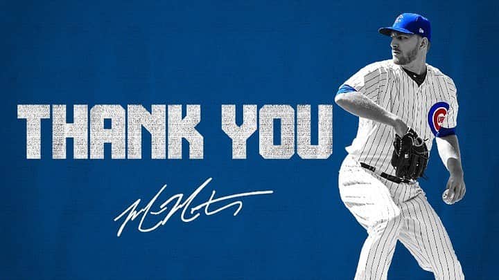 シカゴ・カブスさんのインスタグラム写真 - (シカゴ・カブスInstagram)「Mike Montgomery, You threw the most important pitch in Cubs history and we will be forever grateful for what you helped bring the city of Chicago.  Thank you to a true champion.」7月16日 12時56分 - cubs