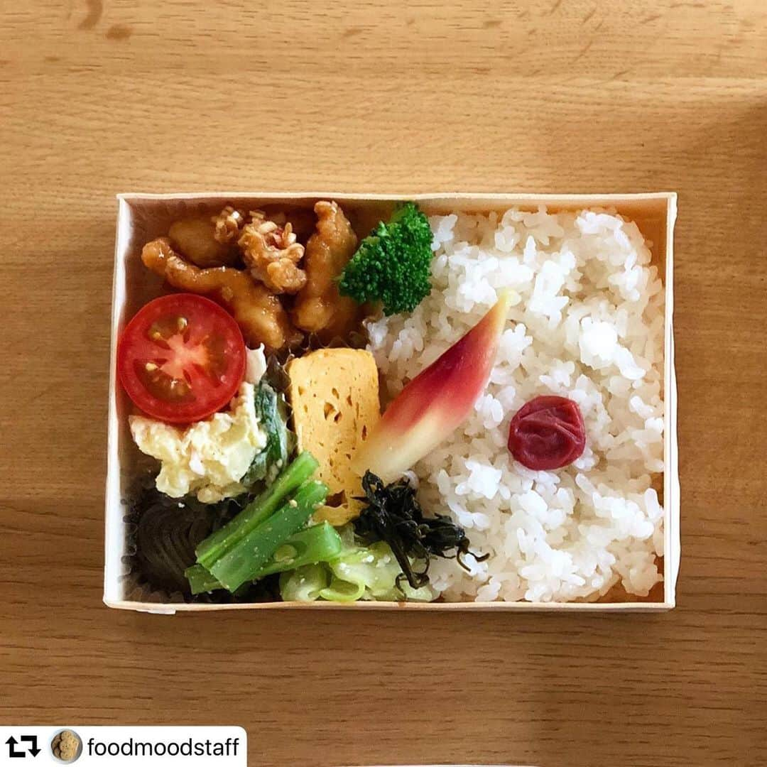 なかしましほ（foodmood）さんのインスタグラム写真 - (なかしましほ（foodmood）Instagram)「#repost @foodmoodstaff ・・・ イベントのお知らせです🍱  7/26(金)27(土)の2日間、 フードムードで “tamaben” たくまたまえさんの 『たまちゃんのおいしいもの市』を開催します〜✨ お弁当やビン詰めなどはもちろん、雑貨の販売もございます。 みなさまぜひ、お腹を空かせていらしてくださいね！😋 ※お弁当の写真はイメージです。ご予約・お取り置き不可、おひとりさま2つまでとさせて頂きます。  フードムード ☎️042-573-0244  #なかしましほ  #フードムード #foodmood #たくまたまえ  #tamaben  #お弁当」7月16日 13時05分 - foodmoodshop