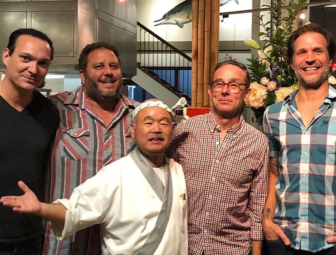 Bad Religionさんのインスタグラム写真 - (Bad ReligionInstagram)「Tojo’s in Vancouver.  We also swapped out some bandmates over dinner. Repost @rickmarinotravels」7月16日 14時04分 - badreligionband