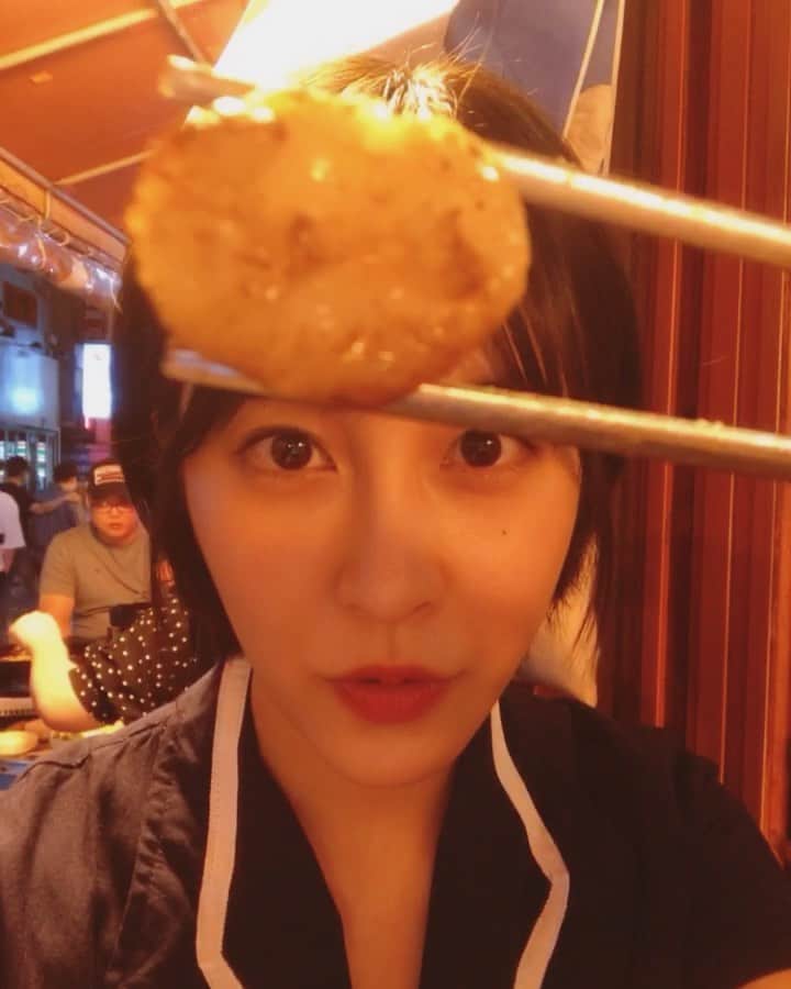 パク・ミンジのインスタグラム：「곱창대창 기름 팡파레🎉 일년치 기름 다 먹은것 같이 실했다..ㅋㅋㅋㅋ」