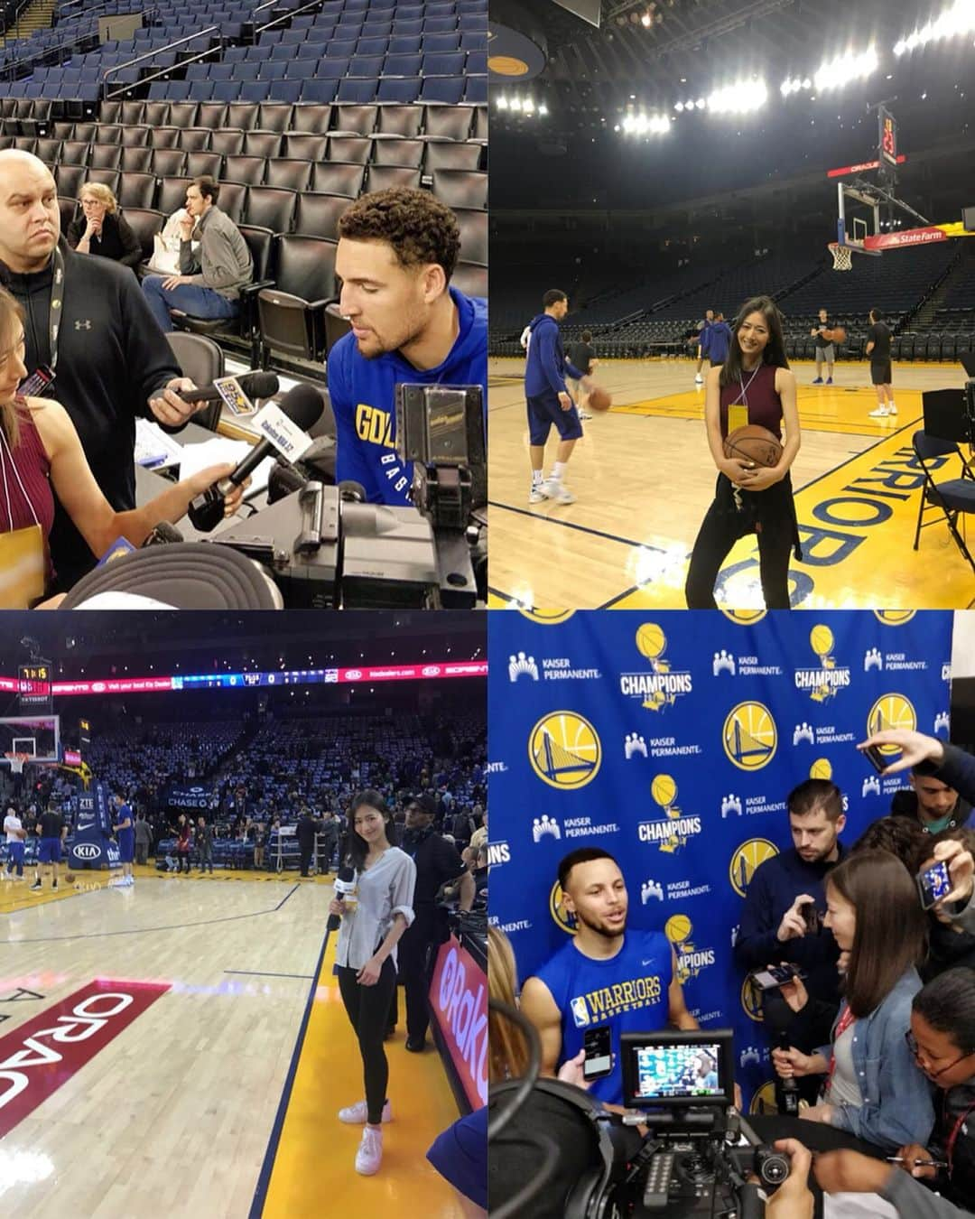 宮河マヤさんのインスタグラム写真 - (宮河マヤInstagram)「Oracle to Chase! Home of dubs for 47 seasons..Through the rough times and the amazing ups, this arena has seen it all. Win or Lose, everytime I went to the arena the place was filled with so much energy and great spirits. I'm so thankful for all the memorize at Oracle/Oakland and I look forward to the next chapter of #dubnation across the bay! ﻿ ﻿ Also want to congratulate @rui_8mura for being the first Japanese player to be drafted in the NBA draft. What an amazing accomplishment! Wish him best of luck in DC🔥🔥🔥 ﻿ オラクルからチェイスアリーナへ！﻿ 47シーズンもの間ウォリアーズのホームであり、悪い時、良い時、全てを見てきたオラクルアリーナ。﻿ 勝ち負け関係なく、ここへ行く度に感じた凄まじいエナジーは今も鮮明に覚えています🔥﻿ 素晴らしい思い出に感謝しながら、次の章。。チェイスアリーナへのjourneyをNBAファンとして楽しみにしています。﻿ ﻿ そして、八村塁選手が日本人初のドラフト１巡目指名からNBAへ。本当に本当におめでとうございます！﻿ 興奮と感動をありがとう。。﻿ ﻿ この快挙でNBAが日本国内でもっともっと沢山の人に観てもらえる事を願っています🏀🗣﻿ ﻿ #nba #basketball #八村塁 #wizards #warriors #oracle」6月22日 21時55分 - maya_m0901