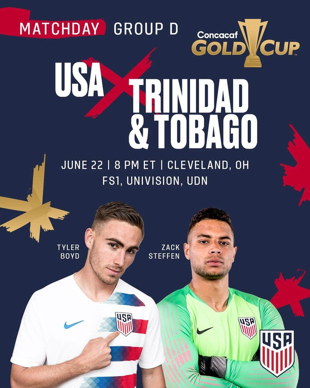 サッカー アメリカ代表チームさんのインスタグラム写真 - (サッカー アメリカ代表チームInstagram)「The Quest for the @goldcup continues!🏆 ⠀⠀⠀⠀⠀⠀⠀⠀⠀ Tonight your #USMNT is ready to take on 🇹🇹 in the group stage for 3️⃣ more points!」6月22日 22時46分 - usmnt