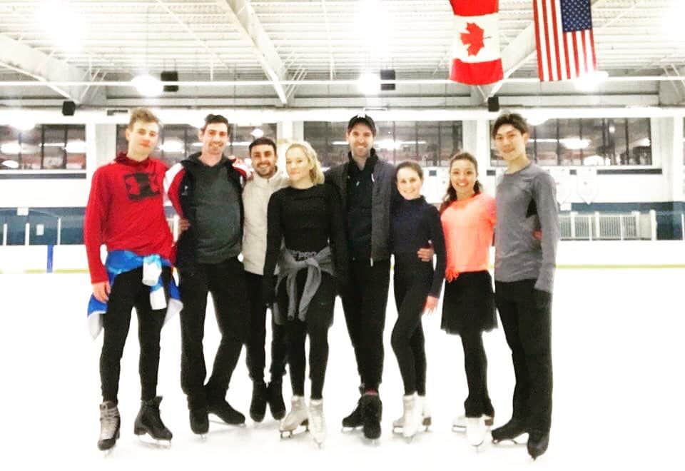 ジャダ・ルッソのインスタグラム：「Believe in what you do♥️ #chicago2019#chicagoicedance#lovemylife#lovesport#belive#workhard#bestrong#smile#friends♥️#chicago#foxvalleyicearena always a special thanks for the support to @podoactivaitalia @podoactiva @monticonesport @risportskates @mkblades」