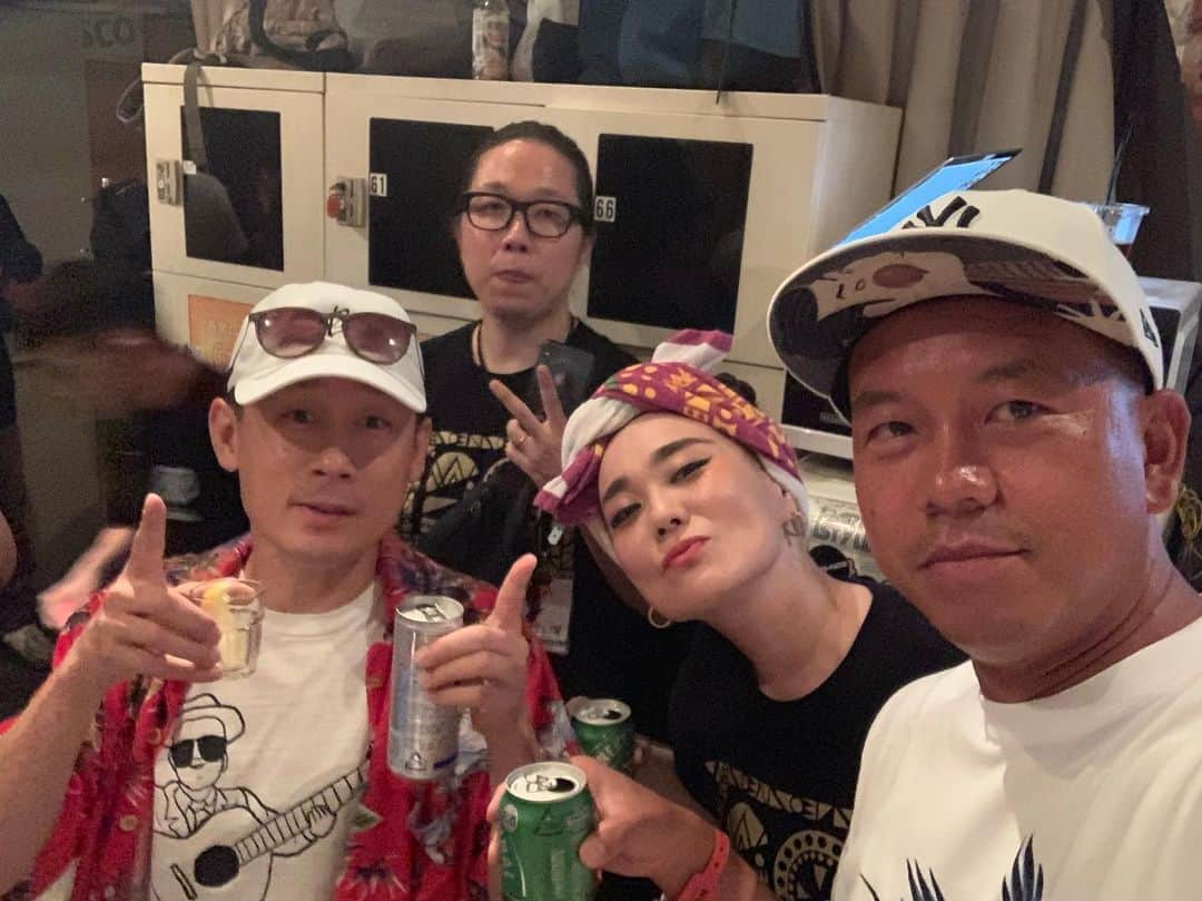 MIGHTY CROWNさんのインスタグラム写真 - (MIGHTY CROWNInstagram)「#pushim 20th anniversary #afterparty @visiontokyo was nuttin but love in da building!  #音の戦友達  #プシン #chozenlee #zeebra #boyken #youtherock #dabo #mightycrown  #けんじ スタッフの みんな お疲れ様〜でしたー  精神的にも 体力的にも  夕方 ガッツリやって 夜中もやる大変さよ めっちゃ大変なんだぞ！ 良く乗り切った！ 🔥🔥🔥」6月22日 14時19分 - mightycrown