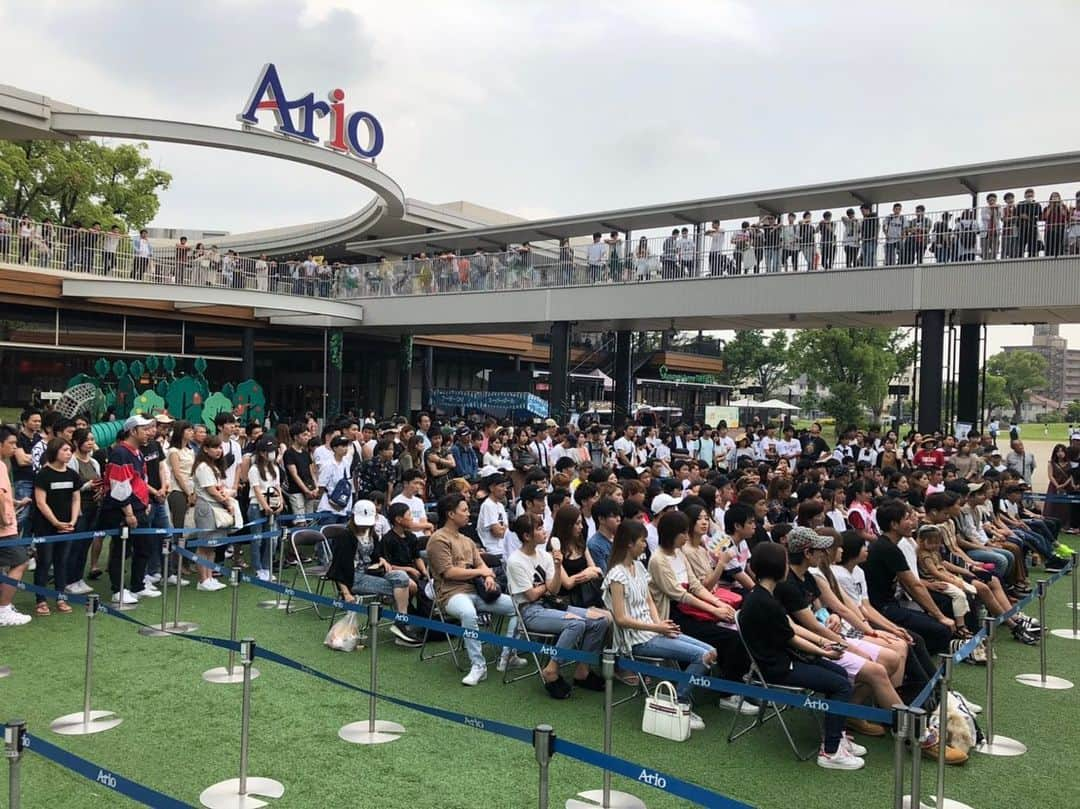 武尊さんのインスタグラム写真 - (武尊Instagram)「アリオ倉敷イベント 第1部雨の中たくさんのご来場ありがとうございました！！ 写真撮影会もたくさん🙏 第2部は15時からスタートです！ お楽しみに！！ #アリオ倉敷」6月22日 14時45分 - k1takeru